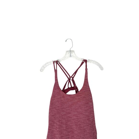 Lululemon Free To Be Serene 2 in 1 Tank Top Pink Workout Athletic Active Size 8 - Picture 2 of 8